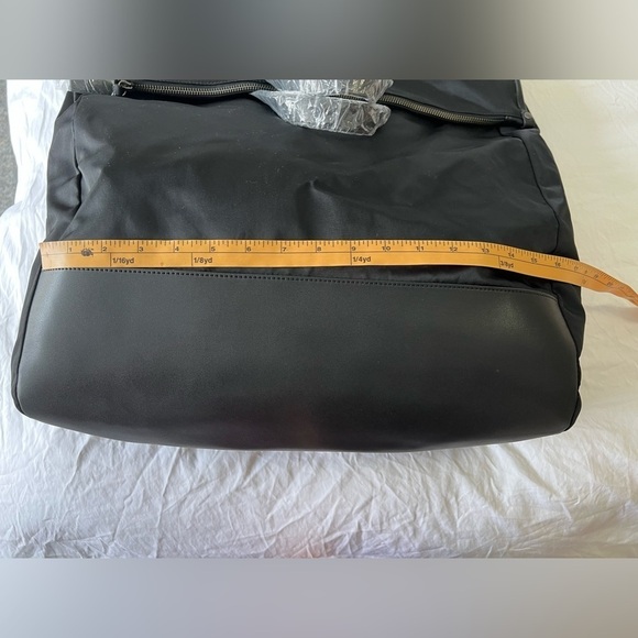 ATM Anthony Thomas Melillo Men’s Black Nylon Leather Travel Backpack XL NWT - Picture 5 of 9